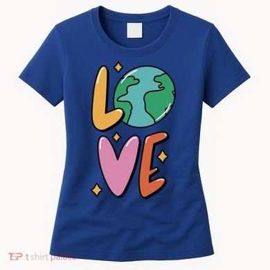 Earth Day Planet Anniversary Love Earth Day Environtal Great Gift Women's T-Shirt