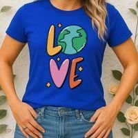Earth Day Planet Anniversary Love Earth Day Environtal Great Gift Women's T-Shirt thumb 2