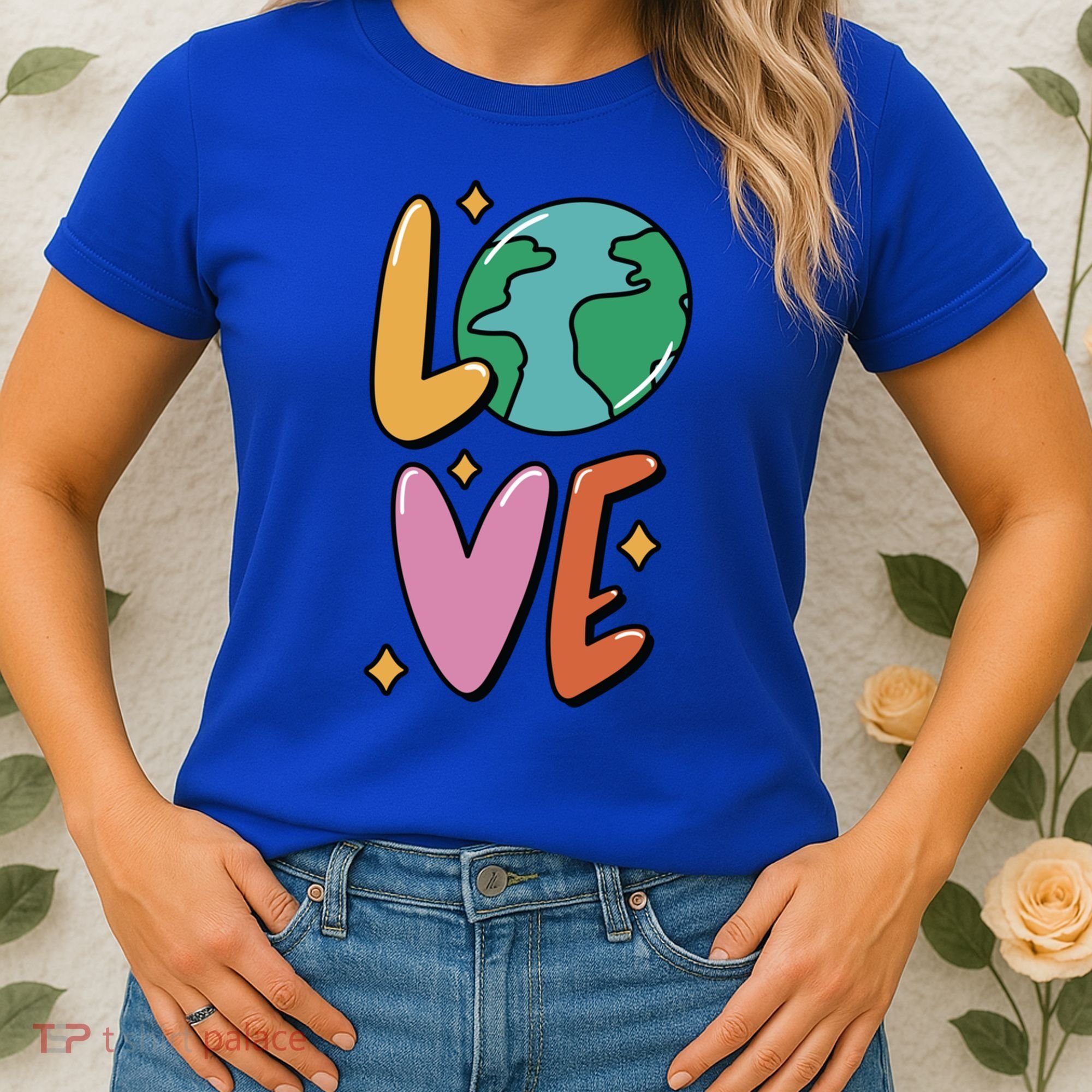 Earth Day Planet Anniversary Love Earth Day Environtal Great Gift Women's T-Shirt