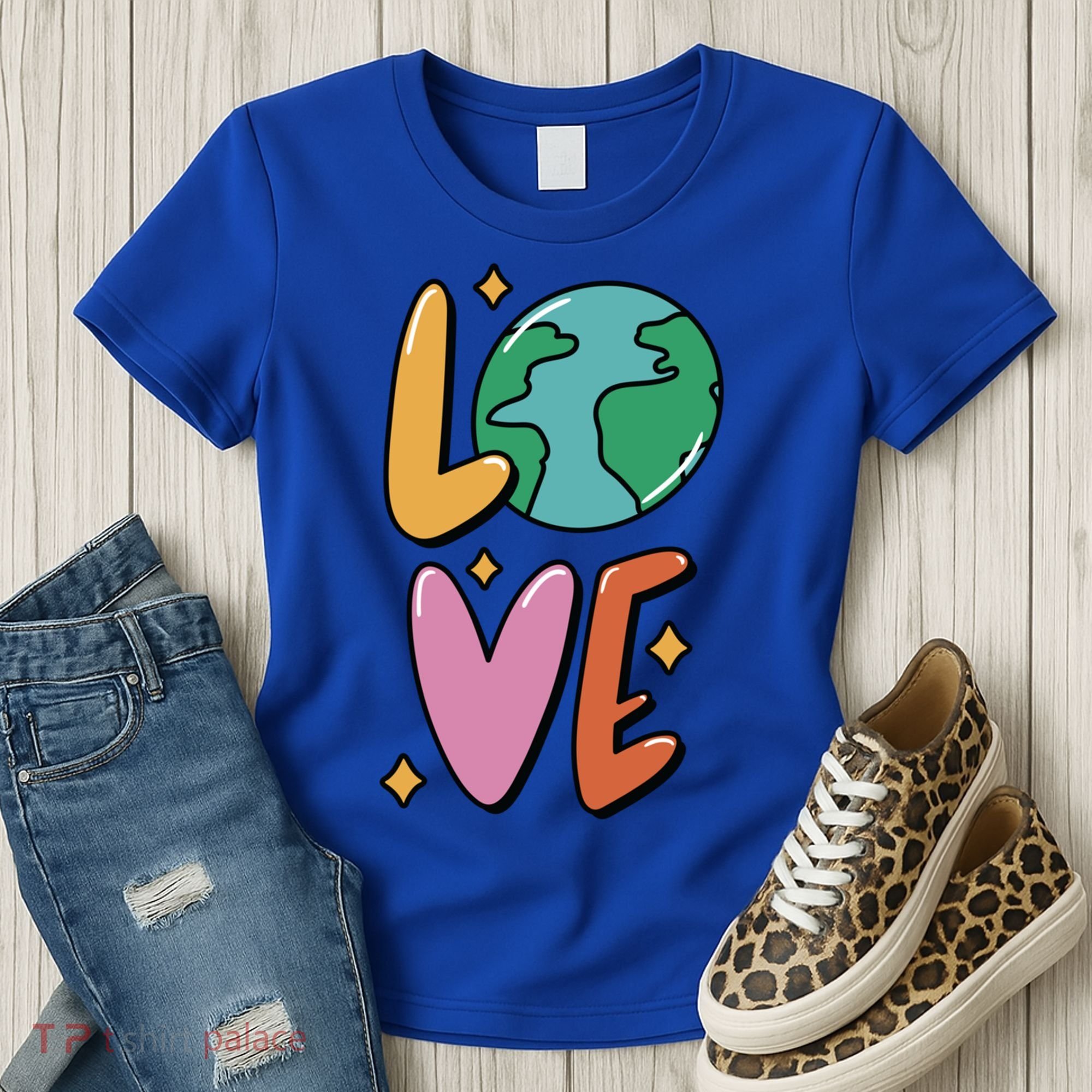 Earth Day Planet Anniversary Love Earth Day Environtal Great Gift Women's T-Shirt