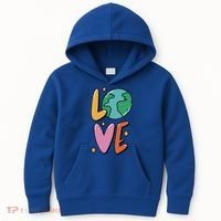 Earth Day Planet Anniversary Love Earth Day Environtal Great Gift Kids Hoodie thumb 0