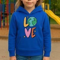 Earth Day Planet Anniversary Love Earth Day Environtal Great Gift Kids Hoodie thumb 3