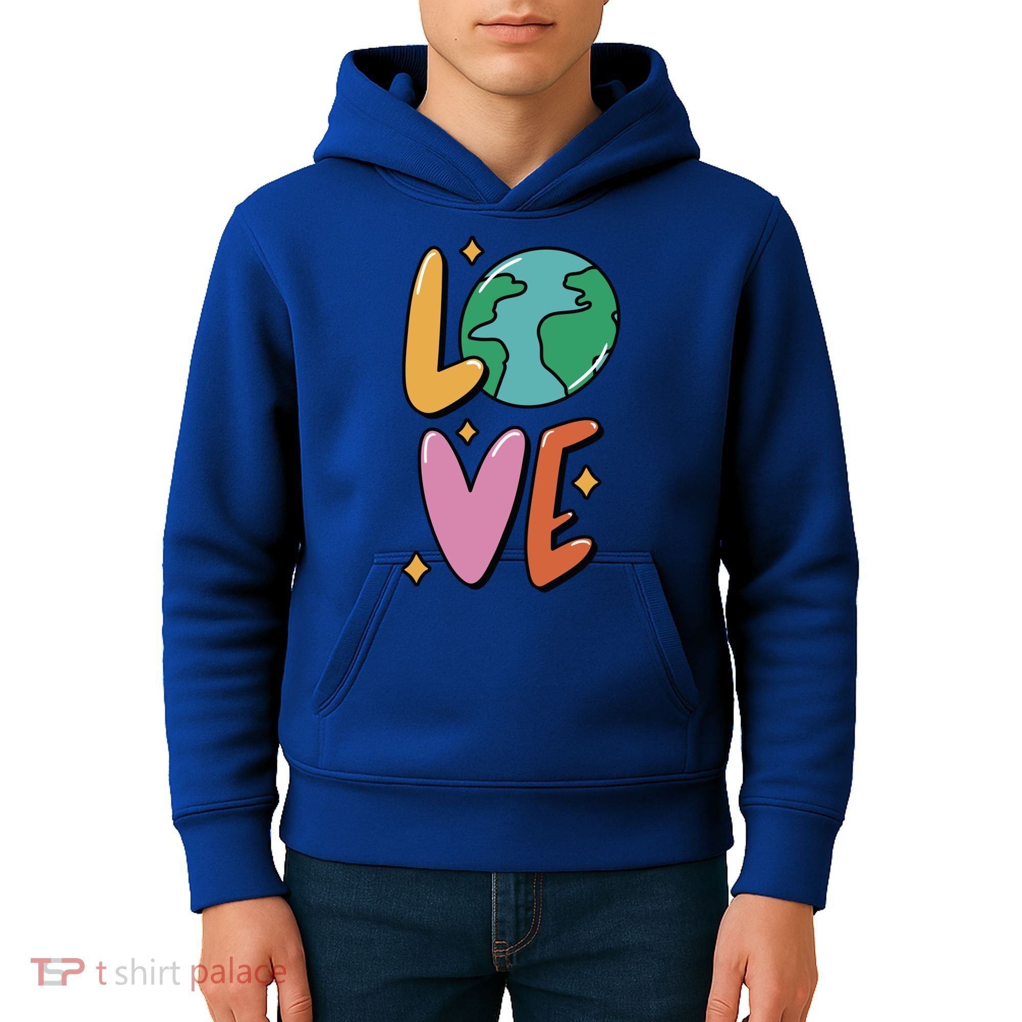 Earth Day Planet Anniversary Love Earth Day Environtal Great Gift Kids Hoodie