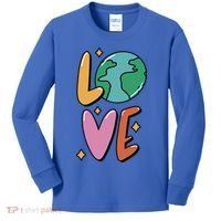 Earth Day Planet Anniversary Love Earth Day Environtal Great Gift Kids Long Sleeve Shirt thumb 0