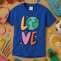 Earth Day Planet Anniversary Love Earth Day Environtal Great Gift Kids T-Shirt thumb 3