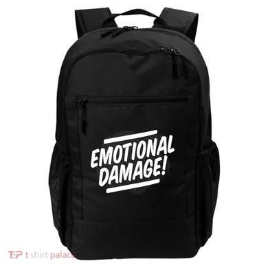 Emotional Damage Quote Backpack