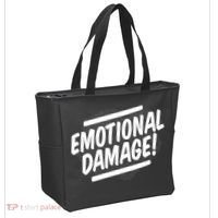 Emotional Damage Quote Tote Bag thumb 2