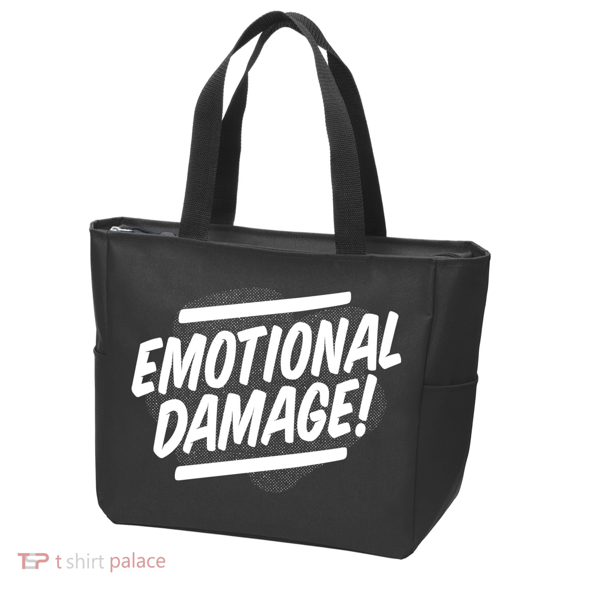 Emotional Damage Quote Tote Bag