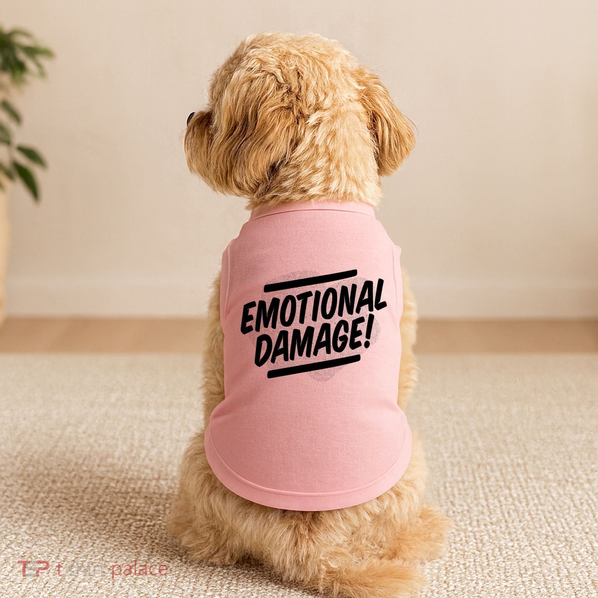 Emotional Damage Quote Doggie Tank