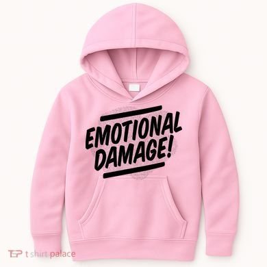 Emotional Damage Quote Kids Hoodie