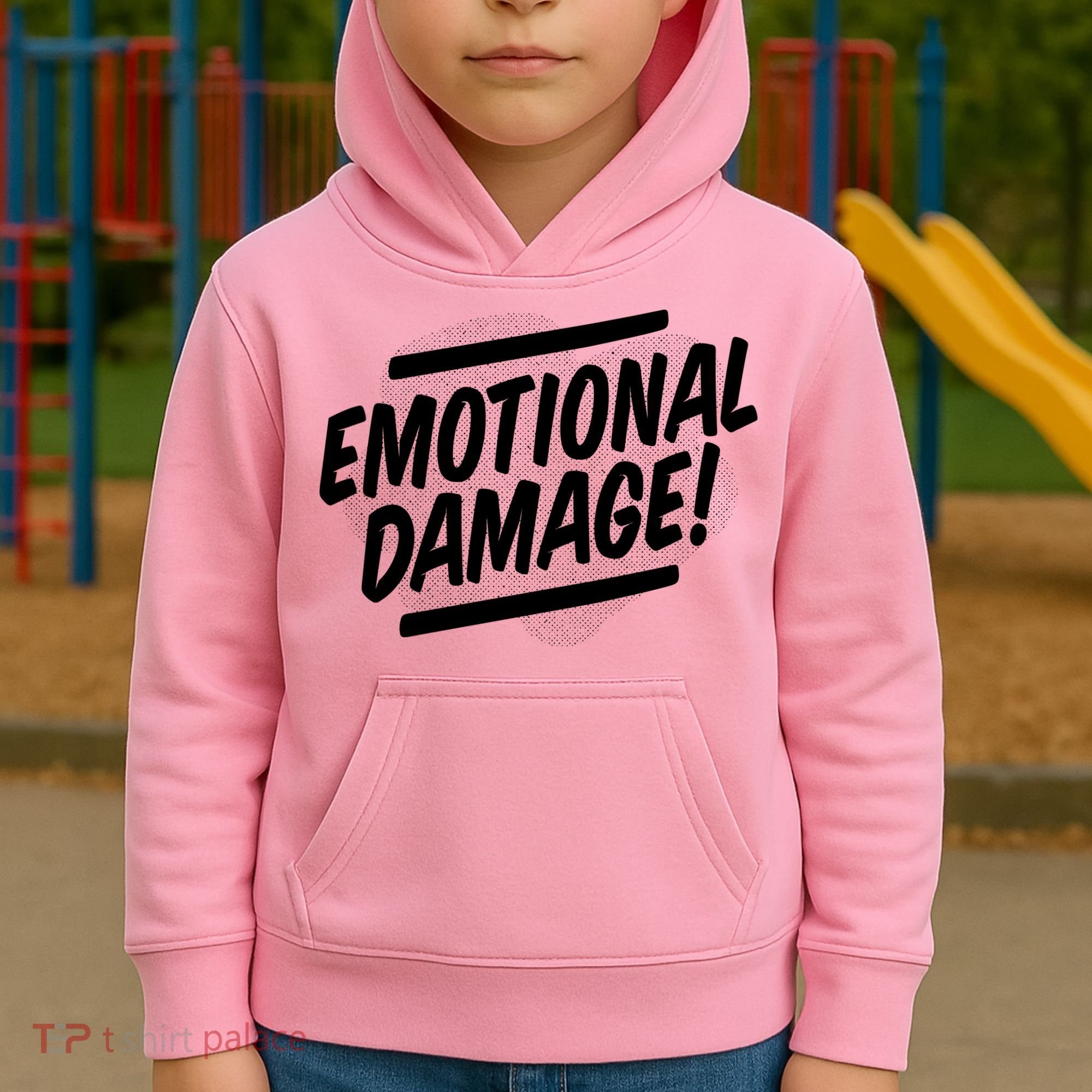 Emotional Damage Quote Kids Hoodie