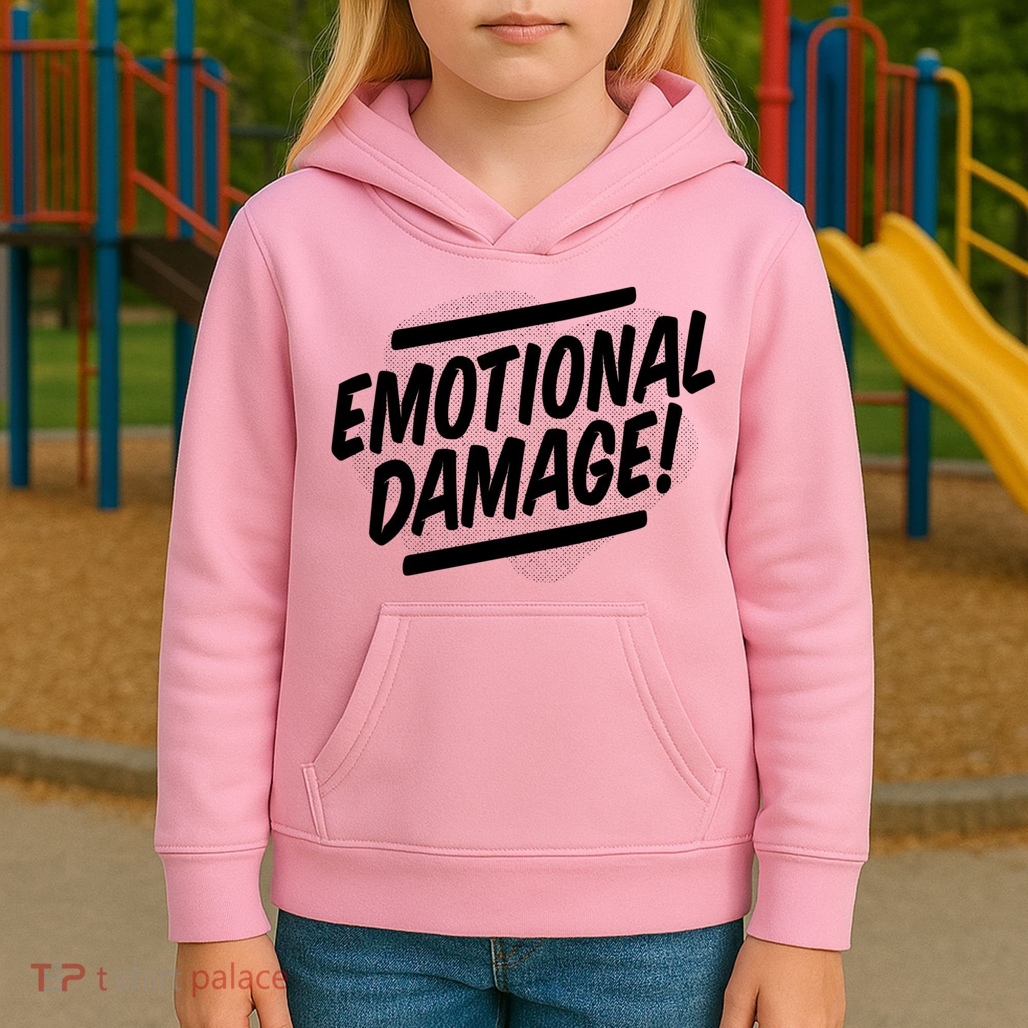 Emotional Damage Quote Kids Hoodie