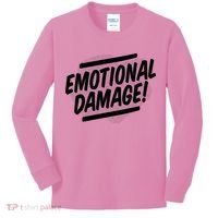 Emotional Damage Quote Kids Long Sleeve Shirt thumb 0