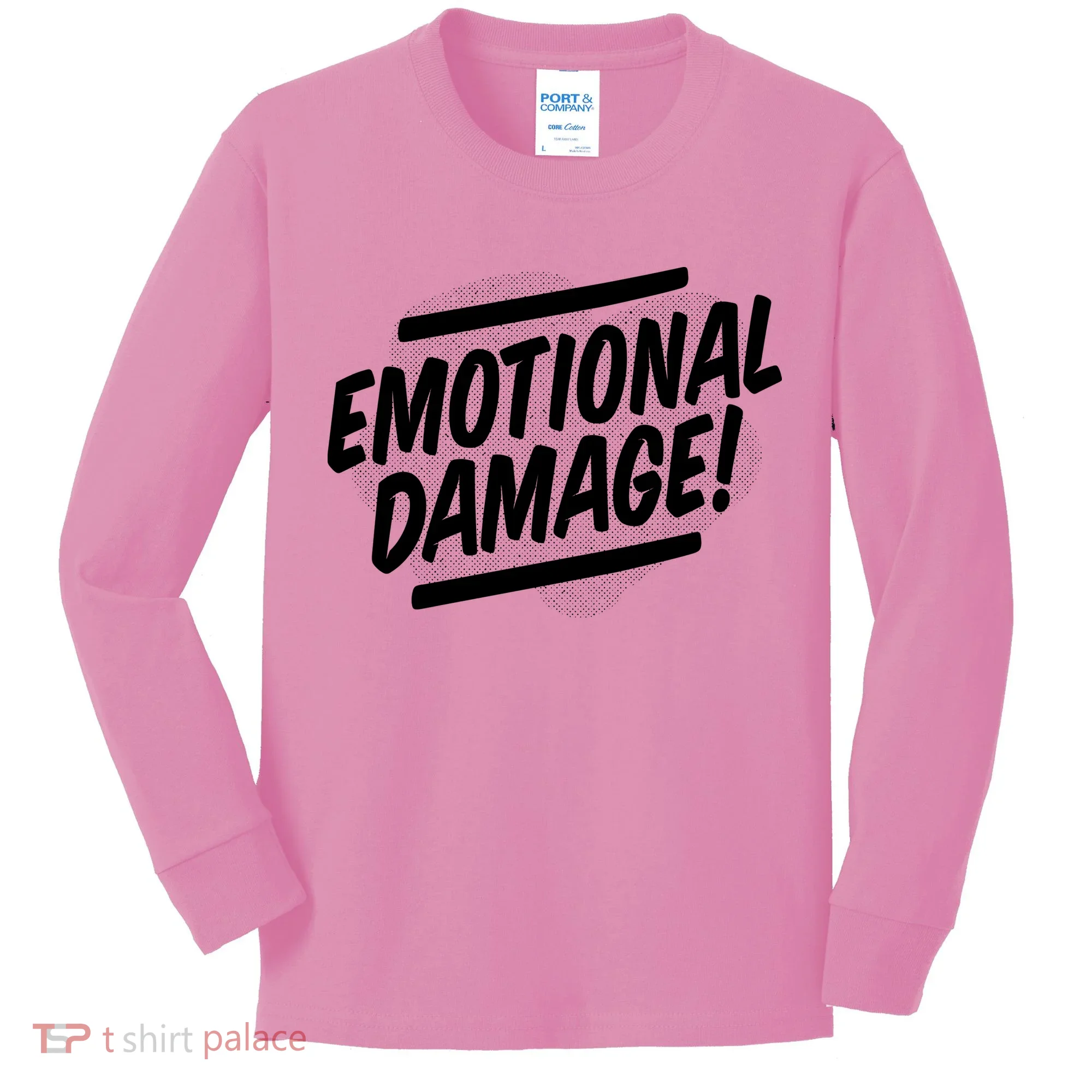 Emotional Damage Quote Kids Long Sleeve Shirt