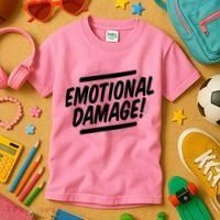 Emotional Damage Quote Kids T-Shirt thumb 3