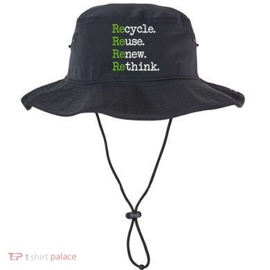 Earth Day Recycle Reuse Renew Rethink Environmental Activism Bucket Hat