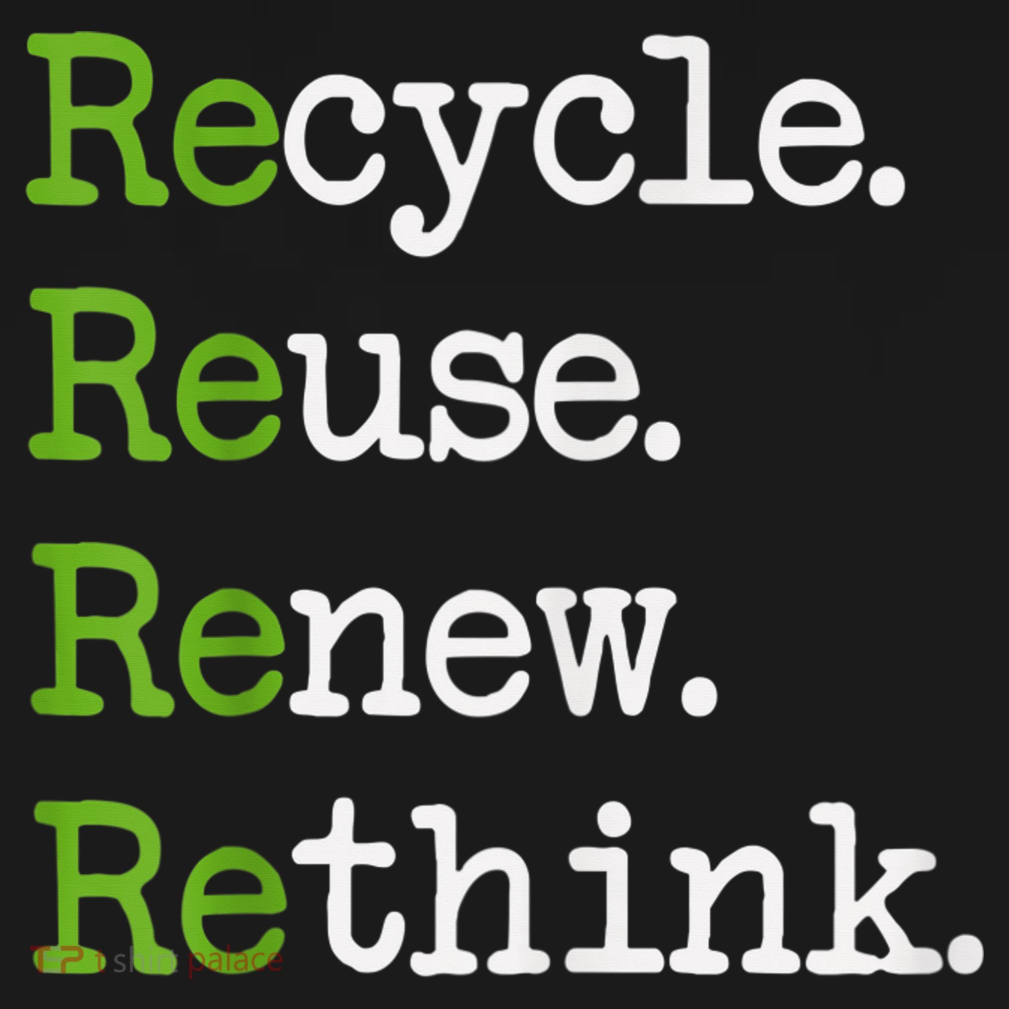 Earth Day Recycle Reuse Renew Rethink Environmental Activism Visor