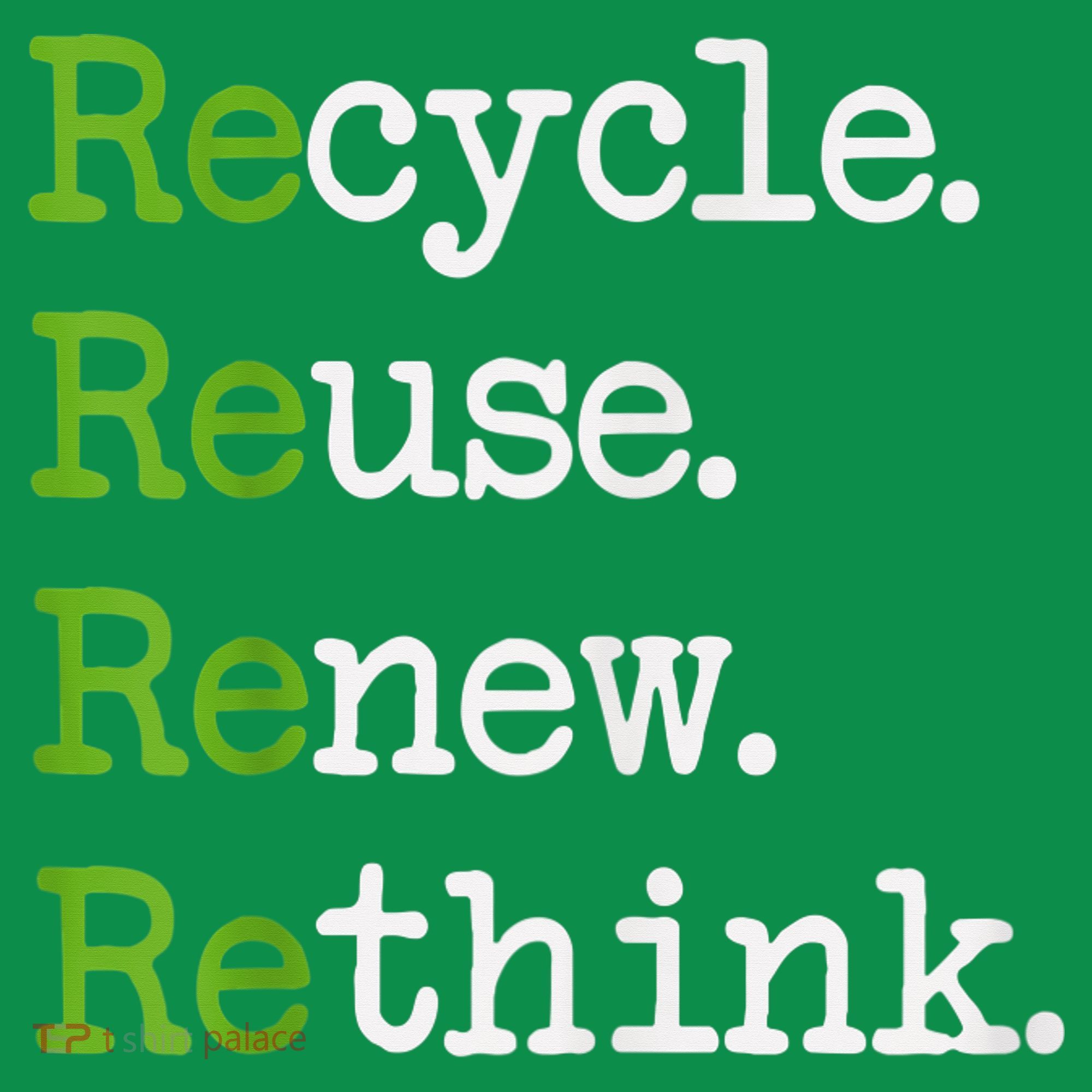Earth Day Recycle Reuse Renew Rethink Environmental Activism Sweatshirt