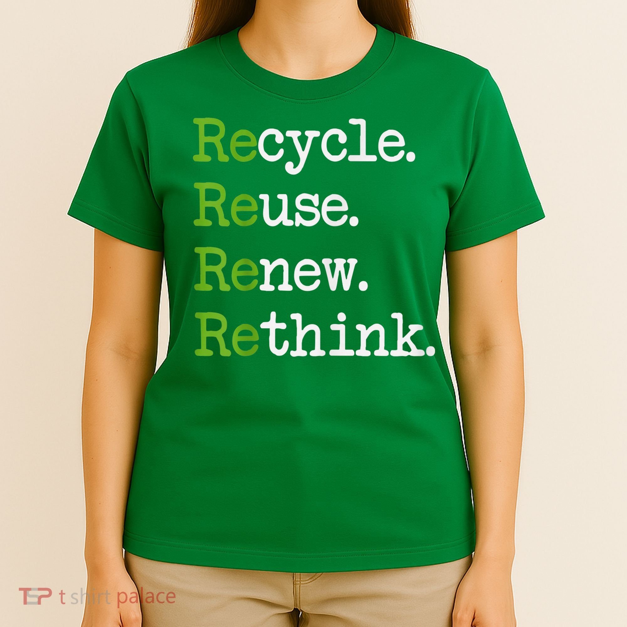 Earth Day Recycle Reuse Renew Rethink Environmental Activism T-Shirt