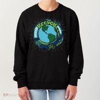 Earth Day Recycle Globe Women's Sweatshirt thumb 0