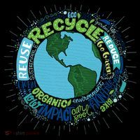 Earth Day Recycle Globe Backpack thumb 2