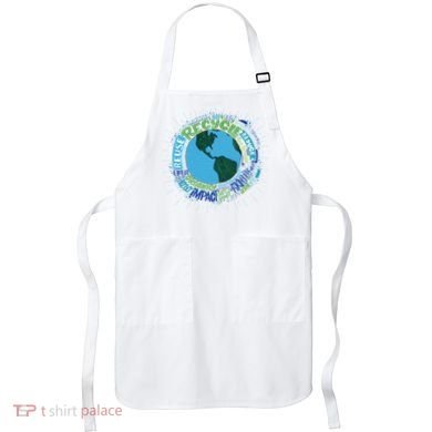 Earth Day Recycle Globe Apron