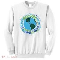 Earth Day Recycle Globe Sweatshirt thumb 0