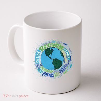 Earth Day Recycle Globe Coffee Mug