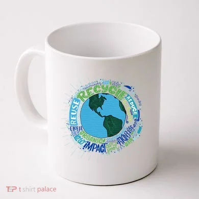 Earth Day Recycle Globe Coffee Mug