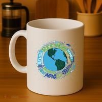 Earth Day Recycle Globe Coffee Mug thumb 4