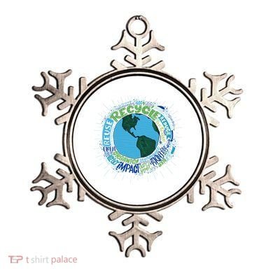 Earth Day Recycle Globe Ornament