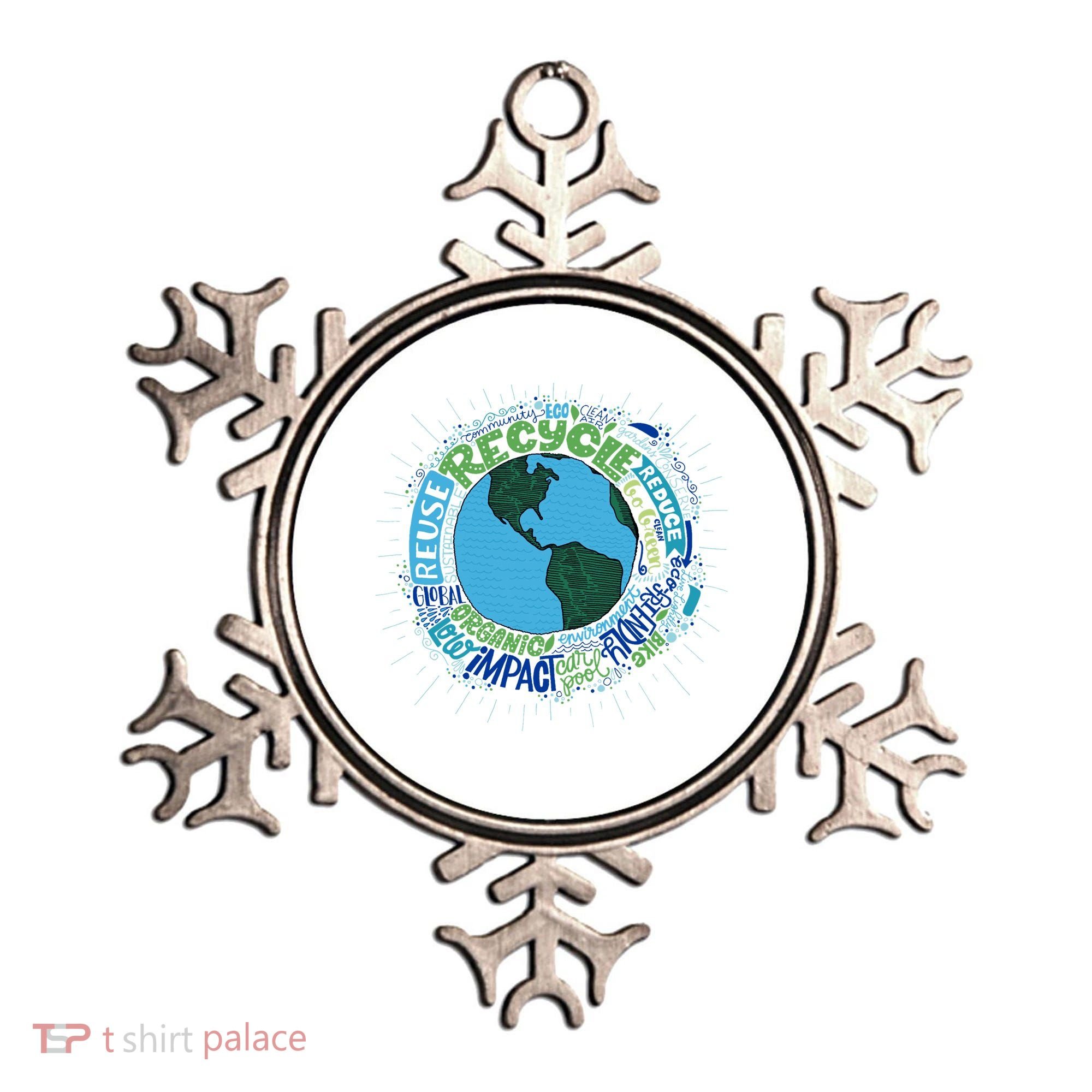 Earth Day Recycle Globe Ornament