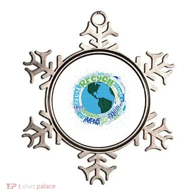 Earth Day Recycle Globe Ornament