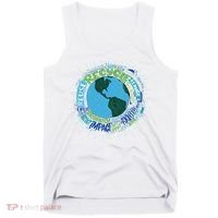 Earth Day Recycle Globe Tank Top thumb 0