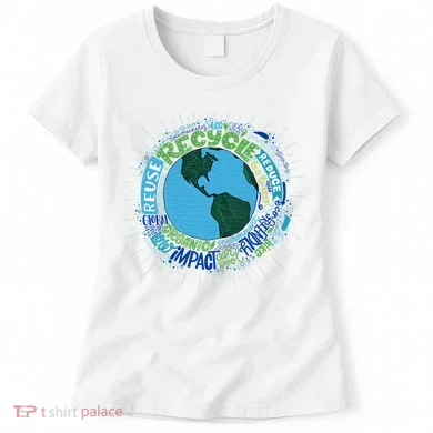 Earth Day Recycle Globe Women's T-Shirt