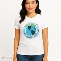 Earth Day Recycle Globe Women's T-Shirt thumb 4