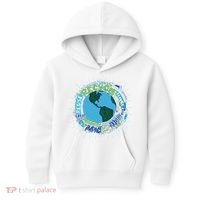 Earth Day Recycle Globe Kids Hoodie thumb 0
