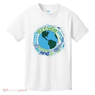 Earth Day Recycle Globe Kids T-Shirt