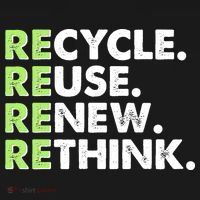 Earth Day Recycle Reuse Renew Rethink Apron thumb 3