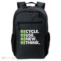 Earth Day Recycle Reuse Renew Rethink Backpack thumb 0