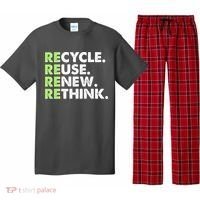 Earth Day Recycle Reuse Renew Rethink Pajama Set thumb 0