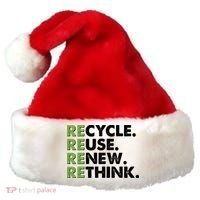 Earth Day Recycle Reuse Renew Rethink Santa Hat thumb 0