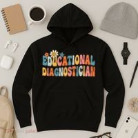 Educational Diagnostician School Psychologist Psych Assessor Hoodie thumb 3