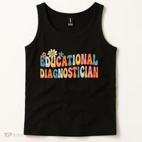 Educational Diagnostician School Psychologist Psych Assessor Tank Top thumb 2