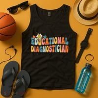 Educational Diagnostician School Psychologist Psych Assessor Tank Top thumb 4
