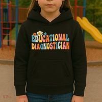 Educational Diagnostician School Psychologist Psych Assessor Kids Hoodie thumb 3