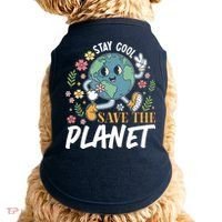 Earth Day Save The Planet Doggie Tank thumb 0
