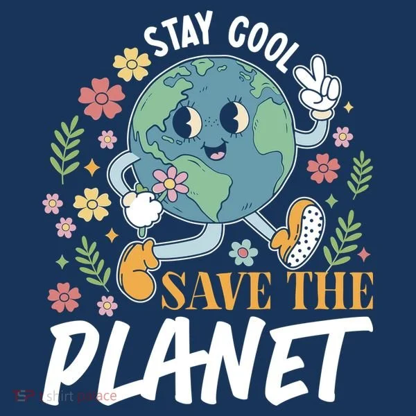 Earth Day Save The Planet Button