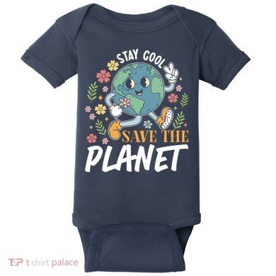 Earth Day Save The Planet Baby Bodysuit