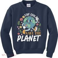 Earth Day Save The Planet Kids Sweatshirt thumb 0